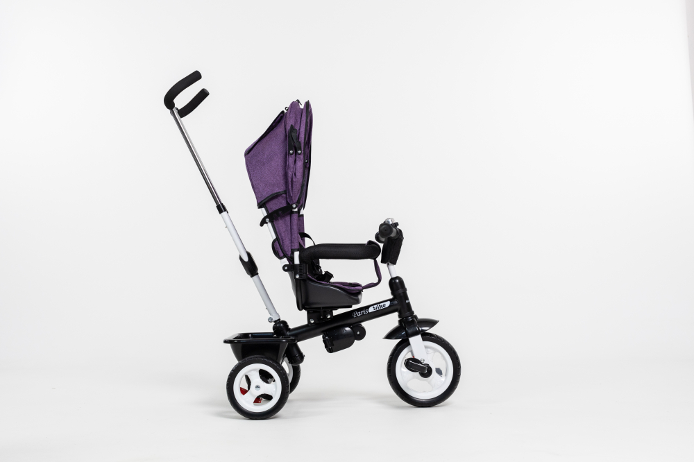 Tricicleta Multifunctionala  pentru Copii ,, Royal Trike '' cu Scaun Reversibil, Sistem "Free Wheel",  Culoare Mov [6]