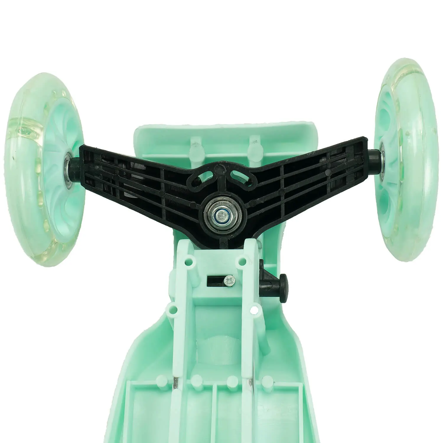 Trotineta Pliabila si Inaltime Ajustabila pentru Copii cu Roti care Lumineaza,  Culoare Verde [6]