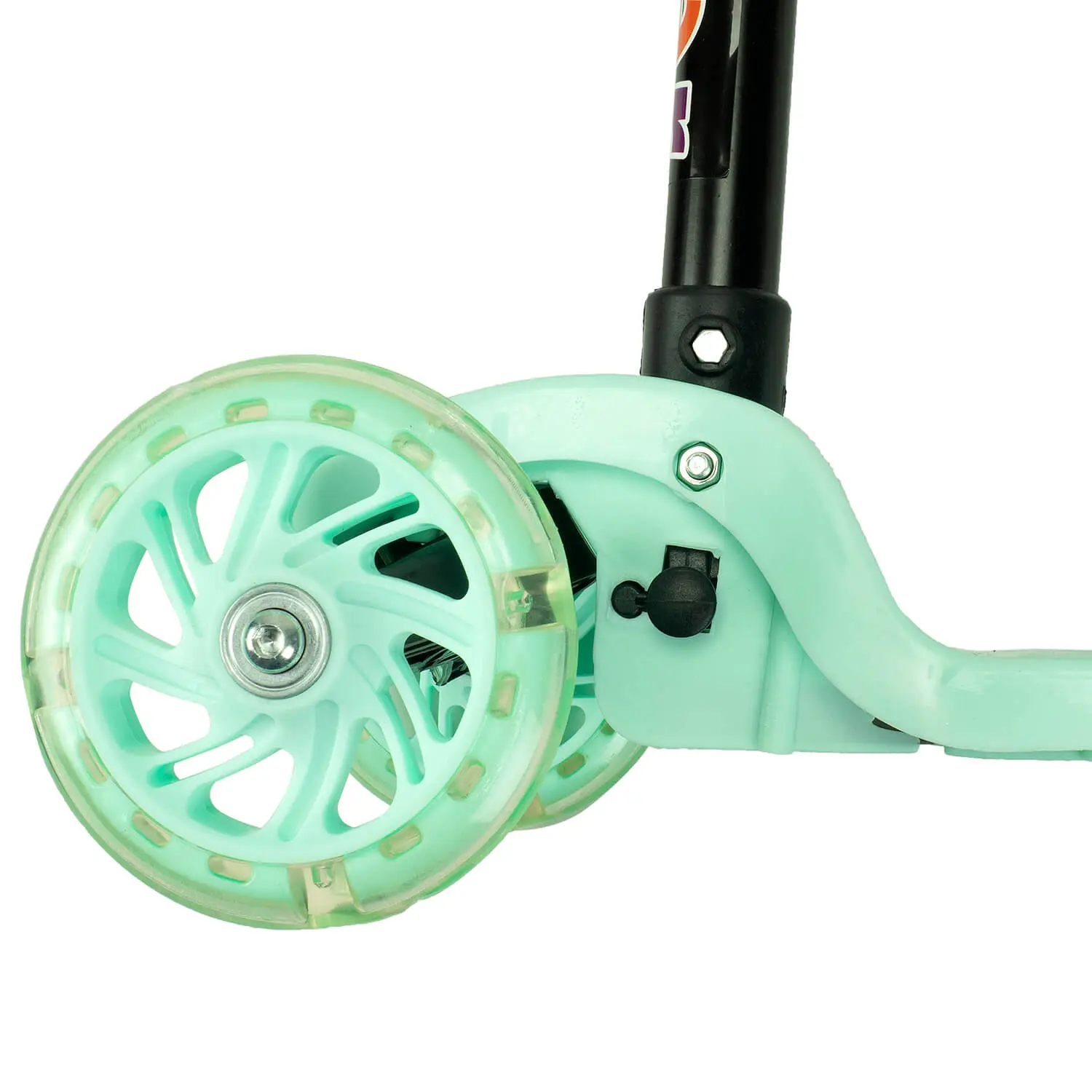Trotineta Pliabila si Inaltime Ajustabila pentru Copii cu Roti care Lumineaza,  Culoare Verde [5]