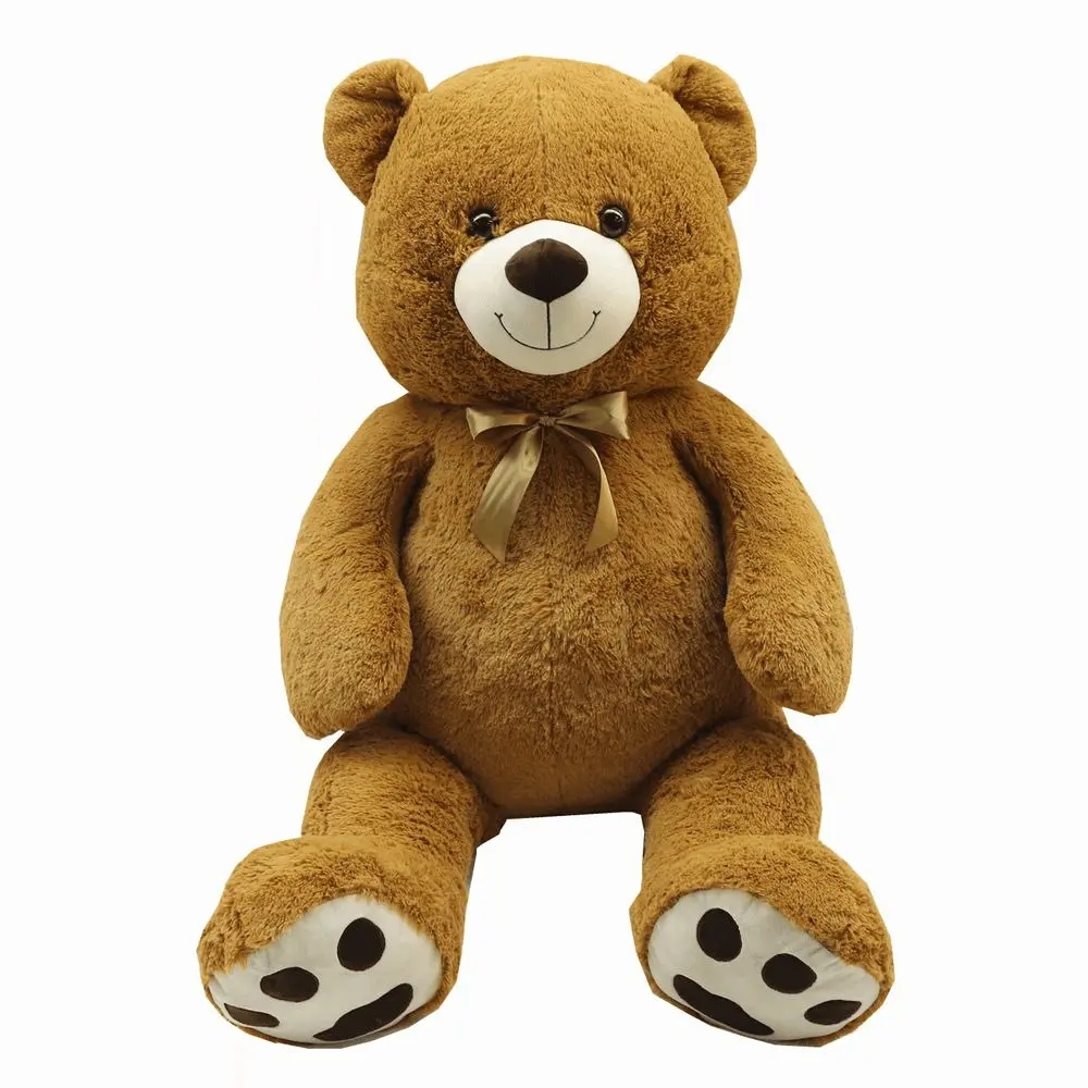 Urs De Plus Gigant DeLuxe cu Fundita Aurie , 130 CM [3]