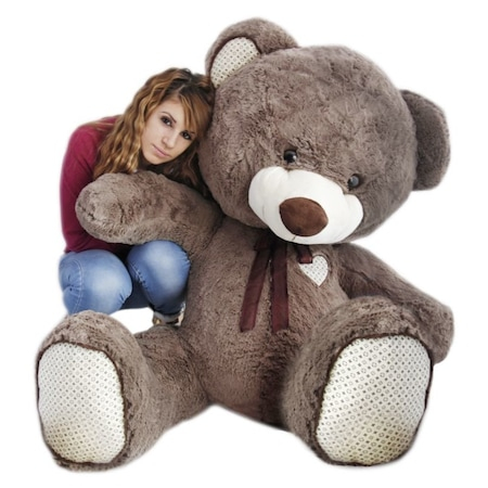 Urs de Plus Urias, DeLuxe Big Premium cu Inimioara si Fundita Gry [2]