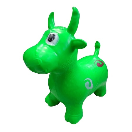 Vacuta Gonflabila Jumper Kids din Cauciuc pentru sarit Hop Hop , Interior sau Exterior - Verde [5]