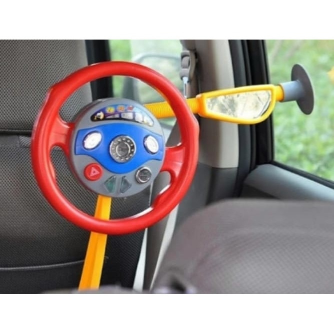 Volan de jucarie Electronic Backseat Driver, multicolor, 24 cm [3]