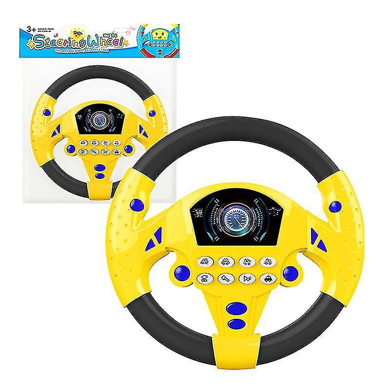 Volan de jucarie interactiv cu sunete cu 8 butoane si 3 ventuze [9]