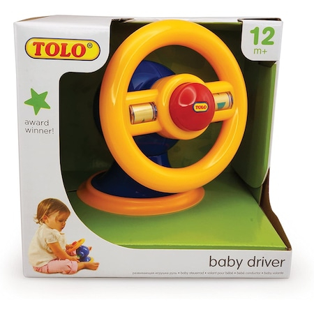 Volan interactiv Tolo cu ventuza si sunete, pentru bebelusi, Multicolor [2]