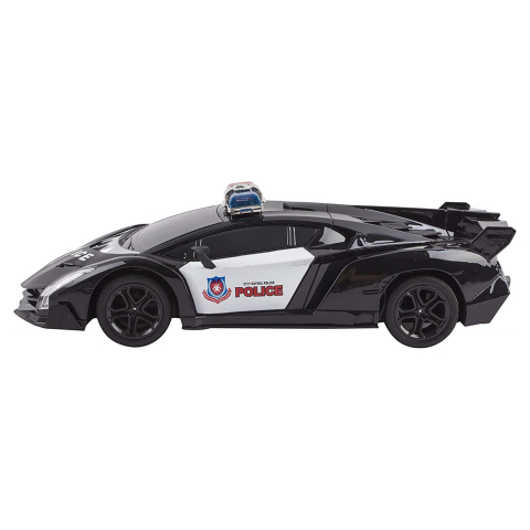 Mașină de Poliție  cu Radiocomanda 4 Functii ,  Faruri LED ,  scară 1/18 Vokado - Dimensiuni 35*13*12cm [5]