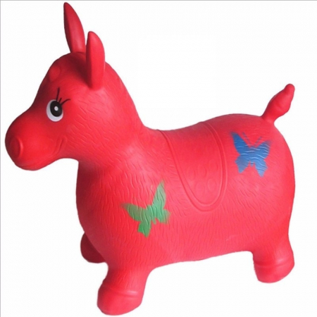 Jucarii interactive bebelusi - Animal gonflabil pentru sarit, rosu