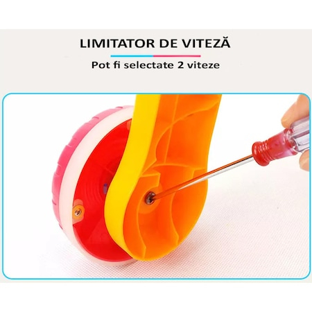 Antepremergator interactiv cu jucarii detasabile, Sunete si lumini, Ajuta la dezvoltarea abilitatilor, Multicolor [2]