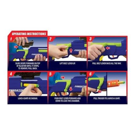 Arma de Jucarie - Sniper  Air Warriors Predator Dart Blaster [2]