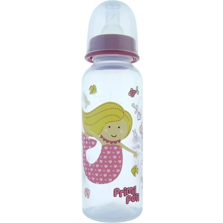 Biberoane, tetine si accesorii - Biberon  pentru Bebelusi Fetite Decorat 250ml, Primii Pasi, sirena, R0110