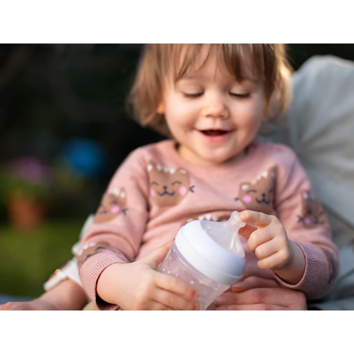 Biberon Mare pentru Bebelusi  Philips Avent Natural Response , 330  ML, Tetina  Reactiva care functioneaza ca Sanul Mamei, Debit Rapid, Tetina fara scurgeri, +3 luni, Fara BPA, Usor de Curatat [12]