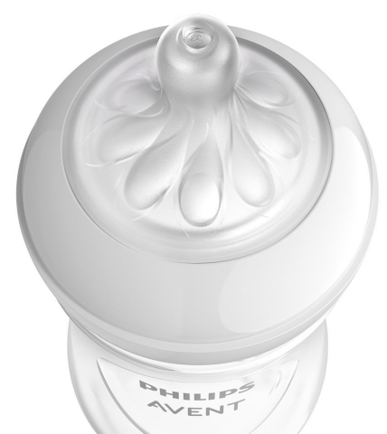 Biberon Philips Avent Natural Response  260 ML, Tetina care functioneaza ca Sanul Mamei, cu Debit 3, Tetina Fara Scurgeri, +3 Luni, fara BPA, Usor de Curatat [4]