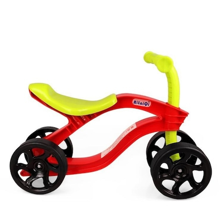 Sport & Activitati in aer liber - Bicicleta copii fara pedale Cross - Country Ride on Bugy Verde Rosu