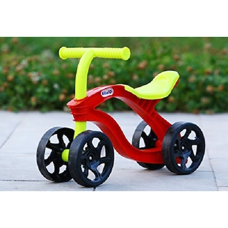 Bicicleta copii fara pedale Cross - Country Ride on Bugy Verde Rosu [1]