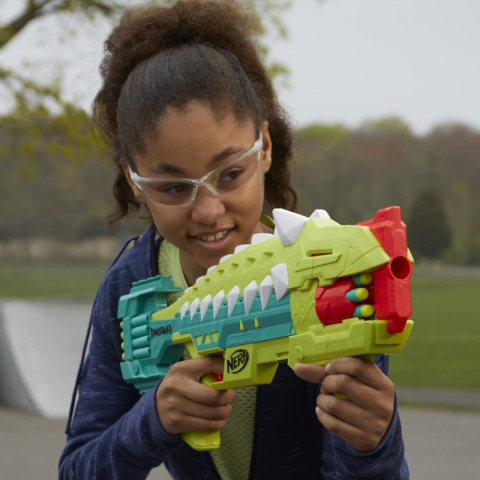 Blaster din Lumea Dinozaurilor Legendari - Nerf Elitte Dinosquad - Armorstrike, 16 proiectile [2]