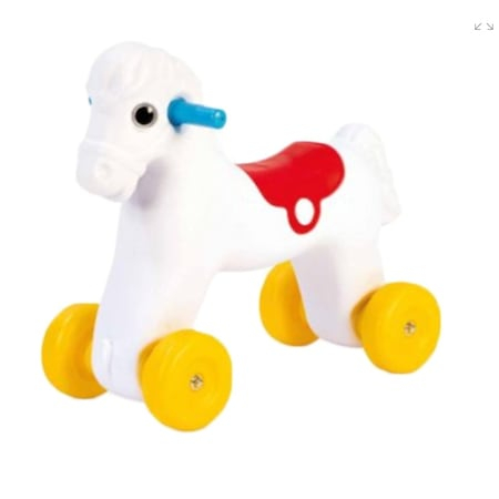 Balansoare copii - Calut balansoar Dolu din plastic cu rotile, Robentoys