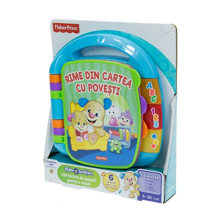 Jucarii interactive bebelusi - Carte muzicala Fisher Price