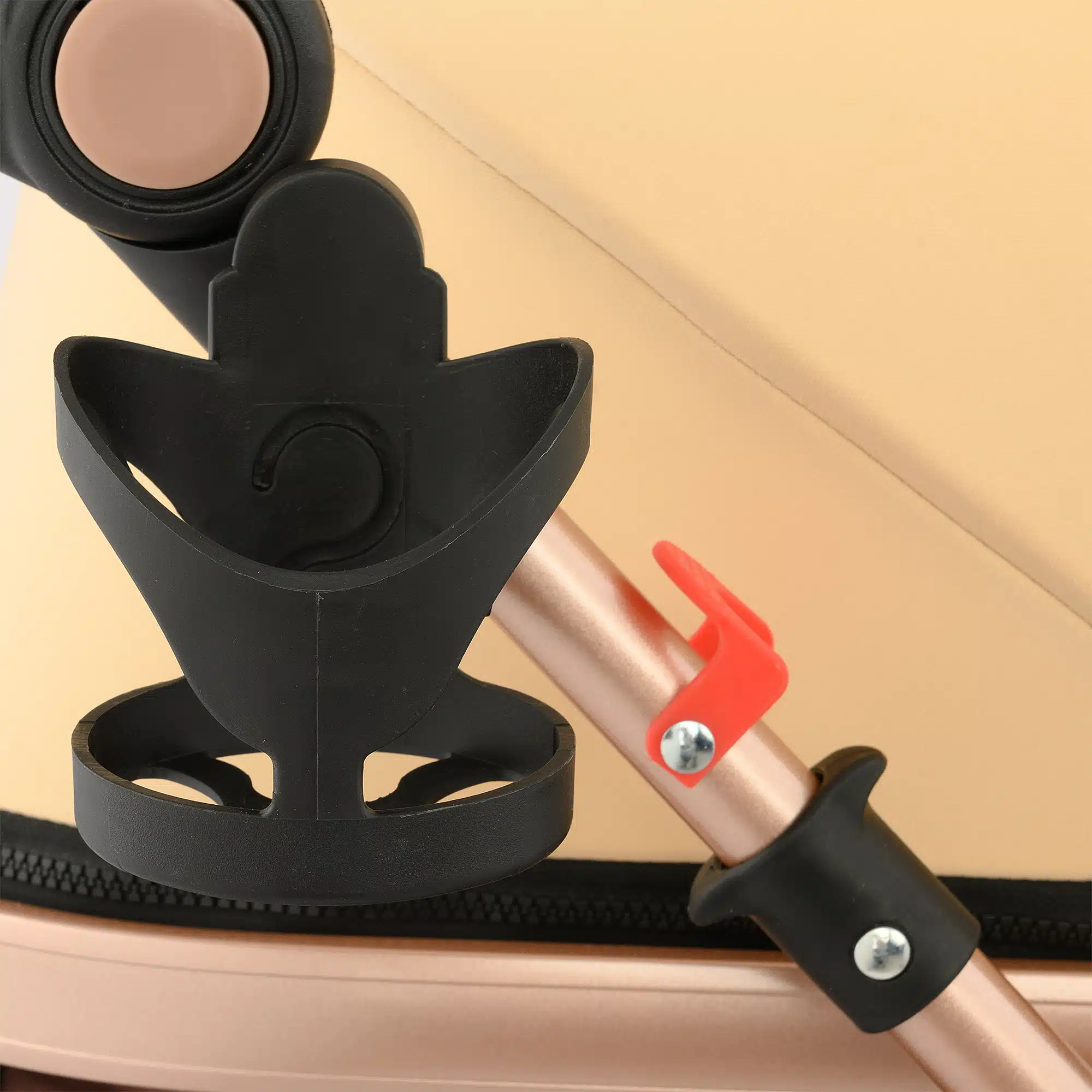 Carucior Royal City Travel cu Suspensii, 2in1 Transformabil Landou-Sport,  Maro cu Beige [5]