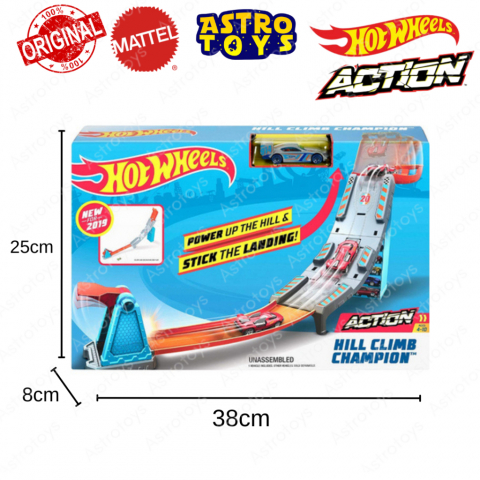Jucarii in Reclama TV - Circuit de Drift - Lansator Track Builder Dragstrip Champion  Hot Wheels Action - Hill Climb Champion