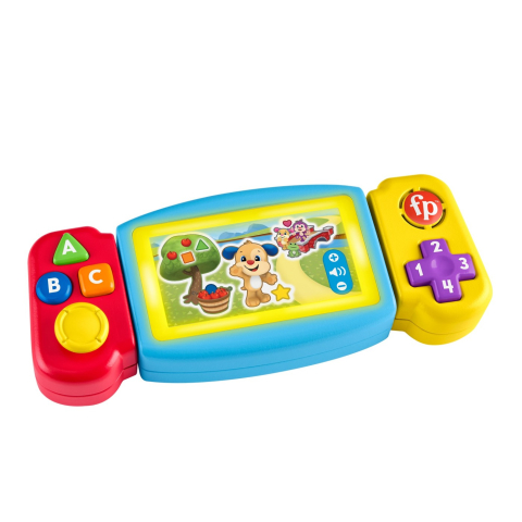 Consola de Jocuri Interactiva pentru Bebelusi - Fisher Price - Twist & Learn Gamer, Rasuceste si Invata, Grupa de Varsta 9 Luni - 3 Ani , HNL56 [10]