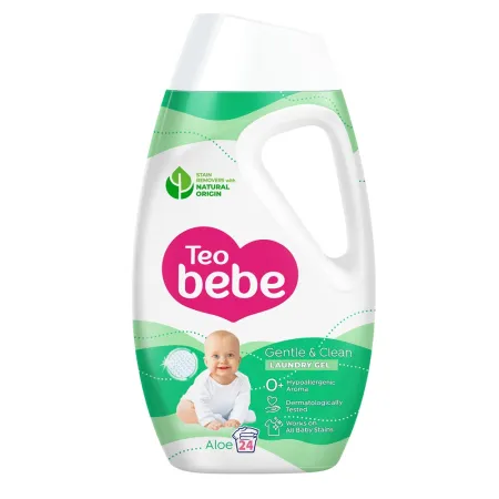 Detergenti pentru Rufe Copii - Detergent Lichid pentru  Rufe  Copii Gentle & Clean  cu Aloe Vera , 1080 ml, Teo Bebe 