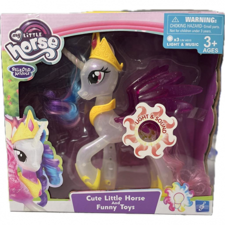 Figurina Electronica, Stralucitoare, My Little Printesa Celestia, cu Muzica si Lumini [5]