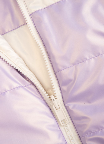 Geaca Impermeabila, Reversibilă , Anti-Vant cu 2 Fatete pentru Fetite de 2 Ani, Matlasata cu Glugă si Buzunare - Sezon Primavara / Toamna- Marime 92 , Multicolor [7]