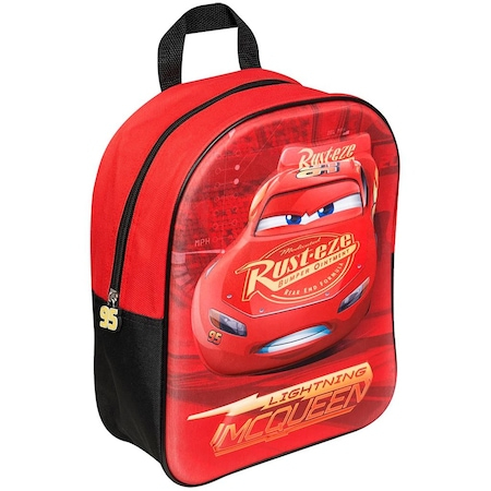 Rechizite si papetarie pentru copii - Ghiozdan Junior Cars 3D - 32 CM
