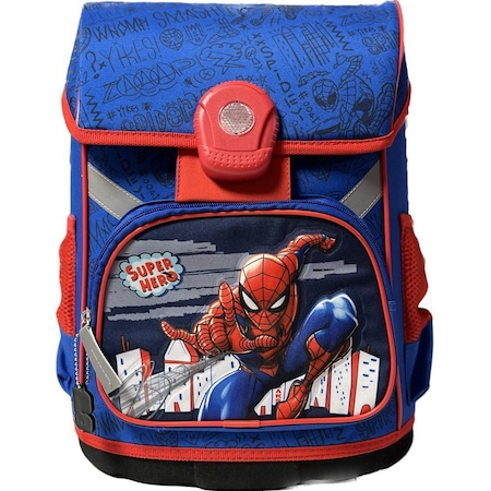 Rechizite si papetarie pentru copii - Ghiozdan Premium, Ergonomic, Anatomic, Compact Spiderman 39 cm