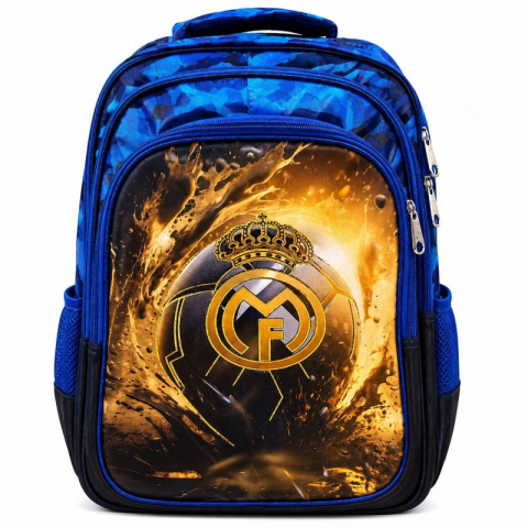 Gaming, Carti & Birotica - Ghiozdan Scolar Multifunctional Real Madrid  Dimensiuni 41*32*12cm