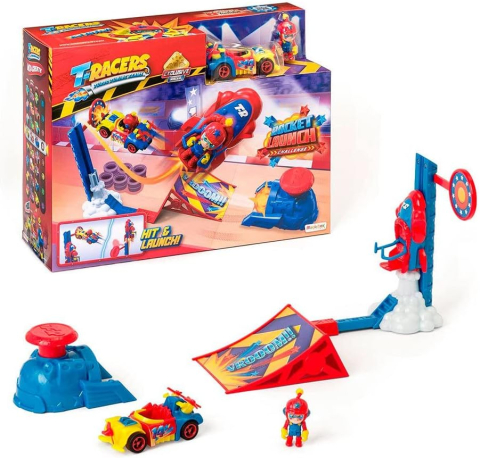Joc Auto de Curse Rocket Launch - Set de joaca T-Racers - Lansarea Rachetei pe Luna [2]