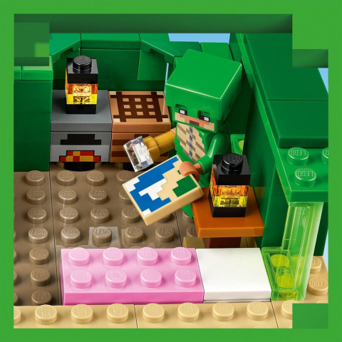 Joc de Constructie LEGO® Minecraft® 21254 THE TURTLE BEACH HOUSE [3]