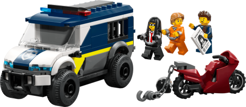 Joc de Constructii  pentru Copii - LEGO City 60479 Police Prisoner Transport Van [2]
