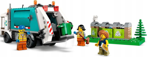 Joc de Constructii LEGO CITY BLOCKS 60386 Camion de Reciclare -  Masina de Gunoi [5]