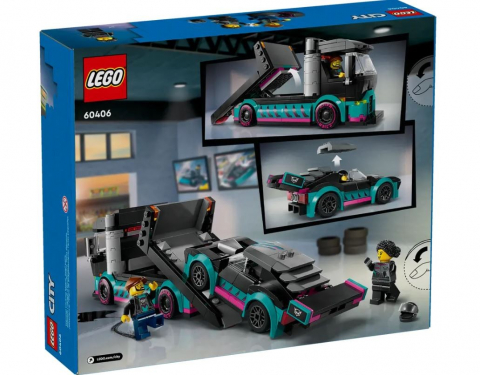 Jucarii in Reclama TV - Joc de Constructii - Lego City  Race Car And Car Carrier Truck