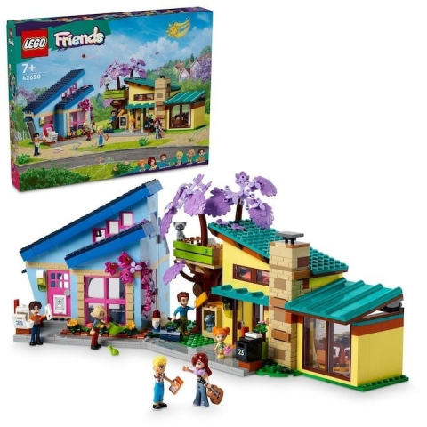Cuburi si caramizi - Joc de Constructii - LEGO Friends Olly and Paisley's Family Houses  1126 Piese
