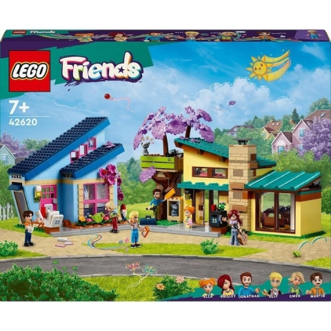 Joc de Constructii - LEGO Friends Olly and Paisley's Family Houses  1126 Piese [1]