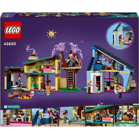 Joc de Constructii - LEGO Friends Olly and Paisley's Family Houses  1126 Piese [2]
