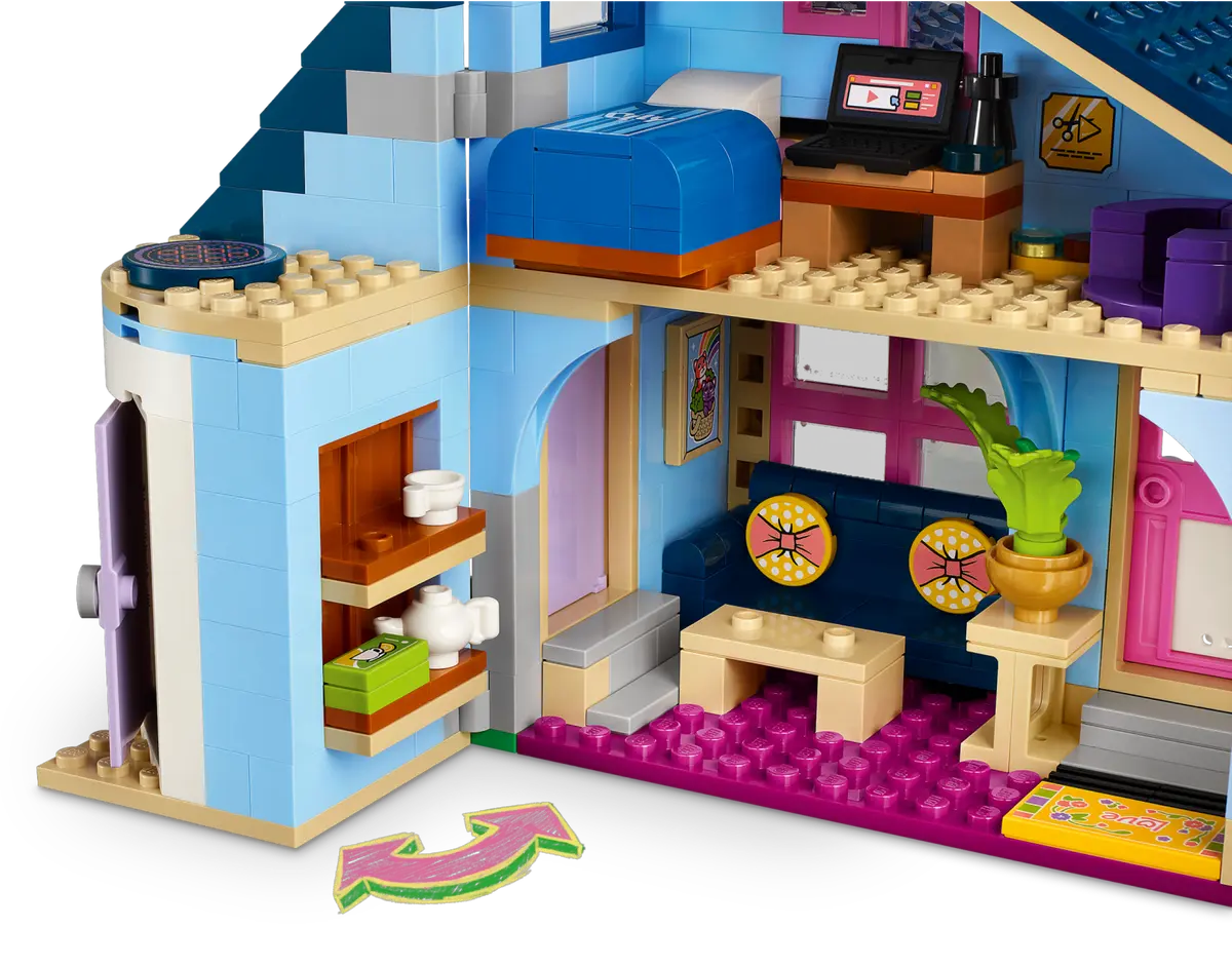 Joc de Constructii - LEGO Friends Olly and Paisley's Family Houses  1126 Piese [6]