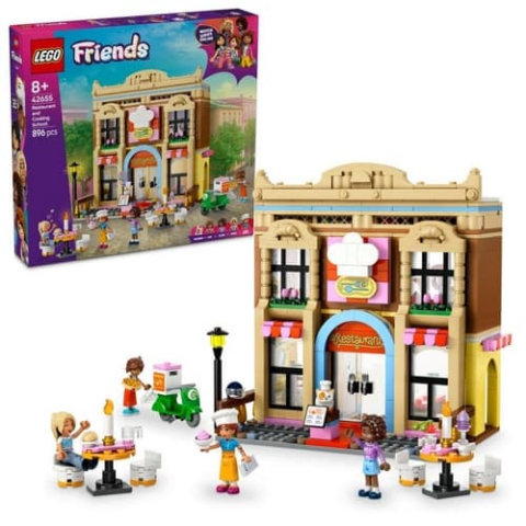Cuburi si caramizi - Joc de Constructii LEGO® Friends - Restaurant and Cooking School