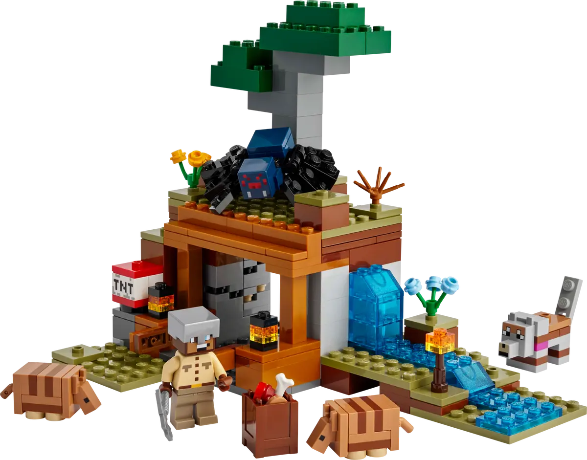 Joc de Constructii LEGO Minecraft 21269 The Armadillo Mine Expedition - 247 piese, 8+ ani [1]
