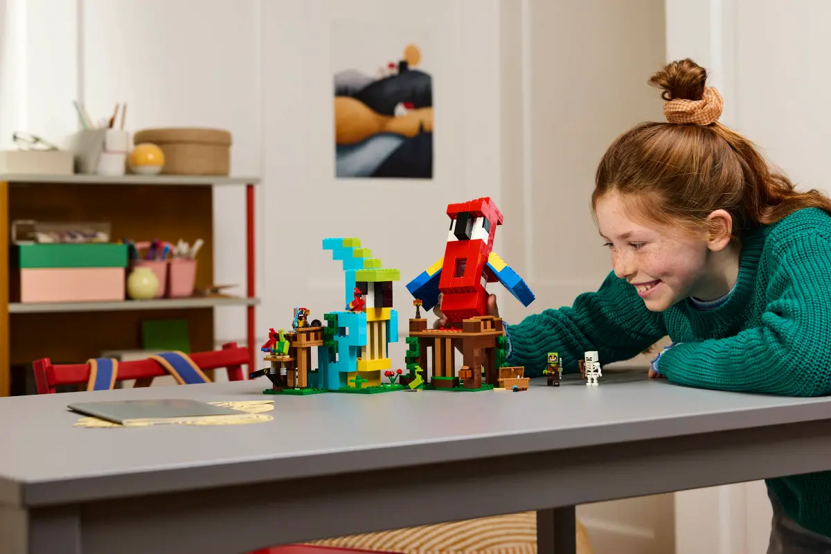 Joc de Constructii - Lego Minecraft Parrot Houses 535buc - 8 Ani + [3]