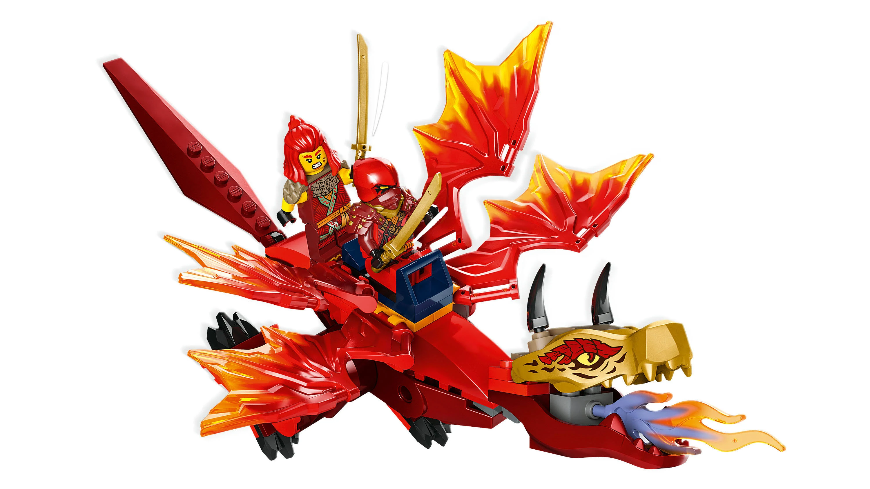 Cuburi si caramizi - Joc de Constructii LEGO® NINJAGO®  Dragons Rising - Kai's Source Dragon Battle