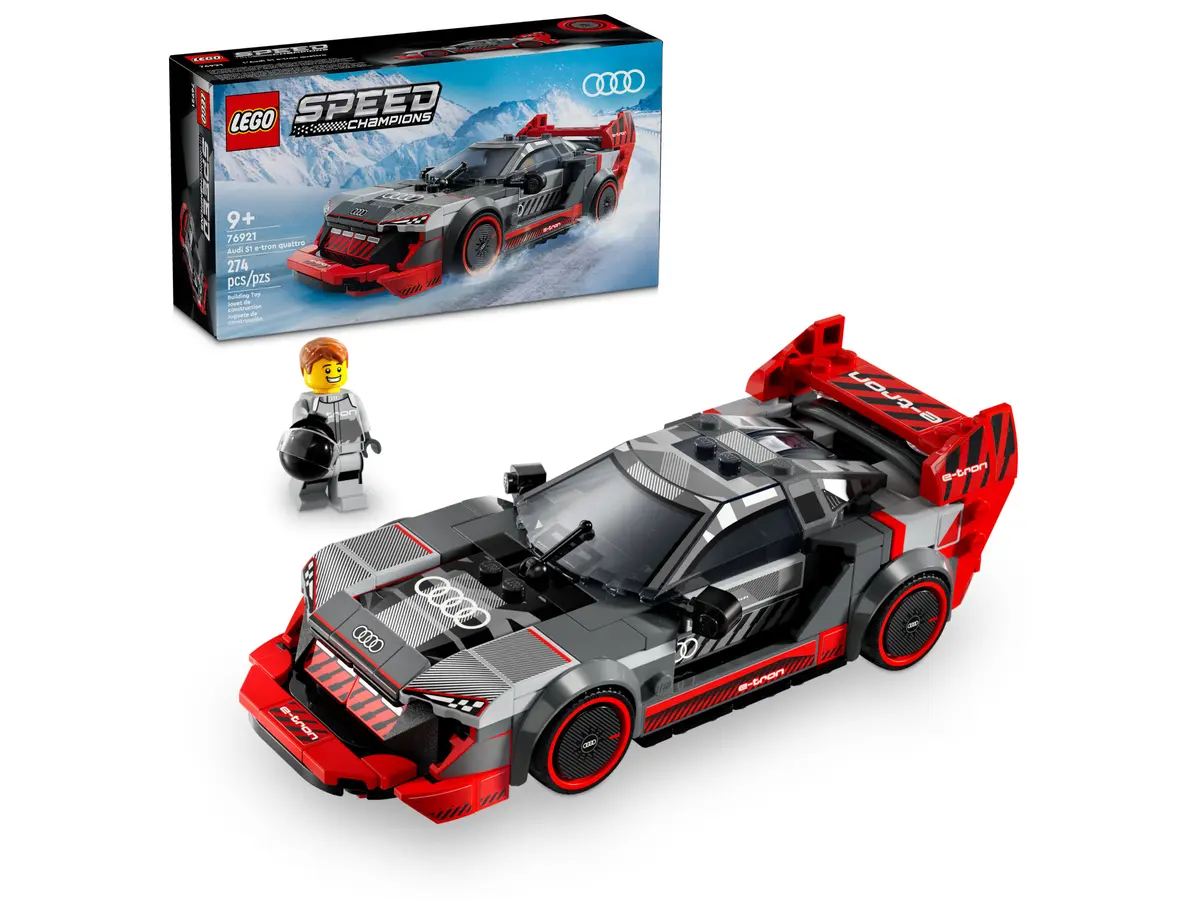Cuburi si caramizi - Joc de Constructii LEGO® Speed Champions  Mașină de Curse Audi S1 76921 E-Tron Quattro