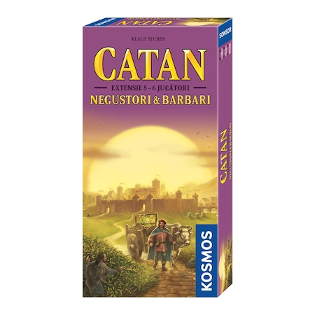 Jocuri de societate - Joc de societate Kosmos Catan, Negustori&Barbari, extensie 5/6 jucatori