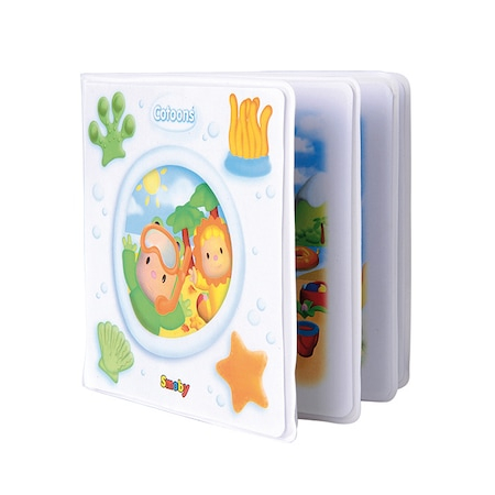 Jucarie  de baie  Carticica Impermeabila pentru Bebelusi Smoby Cotoons - Carte Magica cu Animale [5]