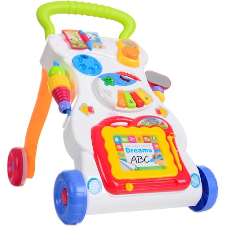 Jucarii de tras/impins - Jucarie de impins KINDEREO, Multicolor
