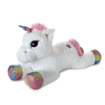 Jucarie de Plus Gigant Unicornul Magic Rainbow , Moale , Multicolor , Stralucitor 85 CM [3]