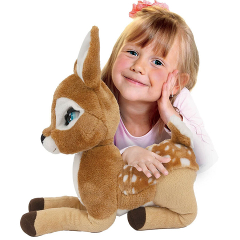 Jucarie de Plus Interactiva cu 6 Functii diferite de Actiune , Emotion Pets Praline Giochi Preziosi , 30 CM [4]