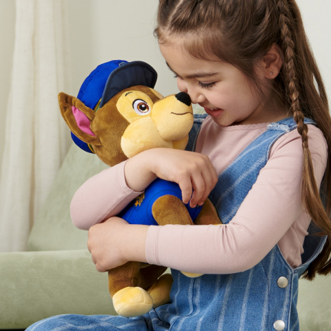 Jucarie de Plus Interactiva cu Sunete, Latra si da din Coada , Patrula Catelusilor , Chase Paw Patrol [4]